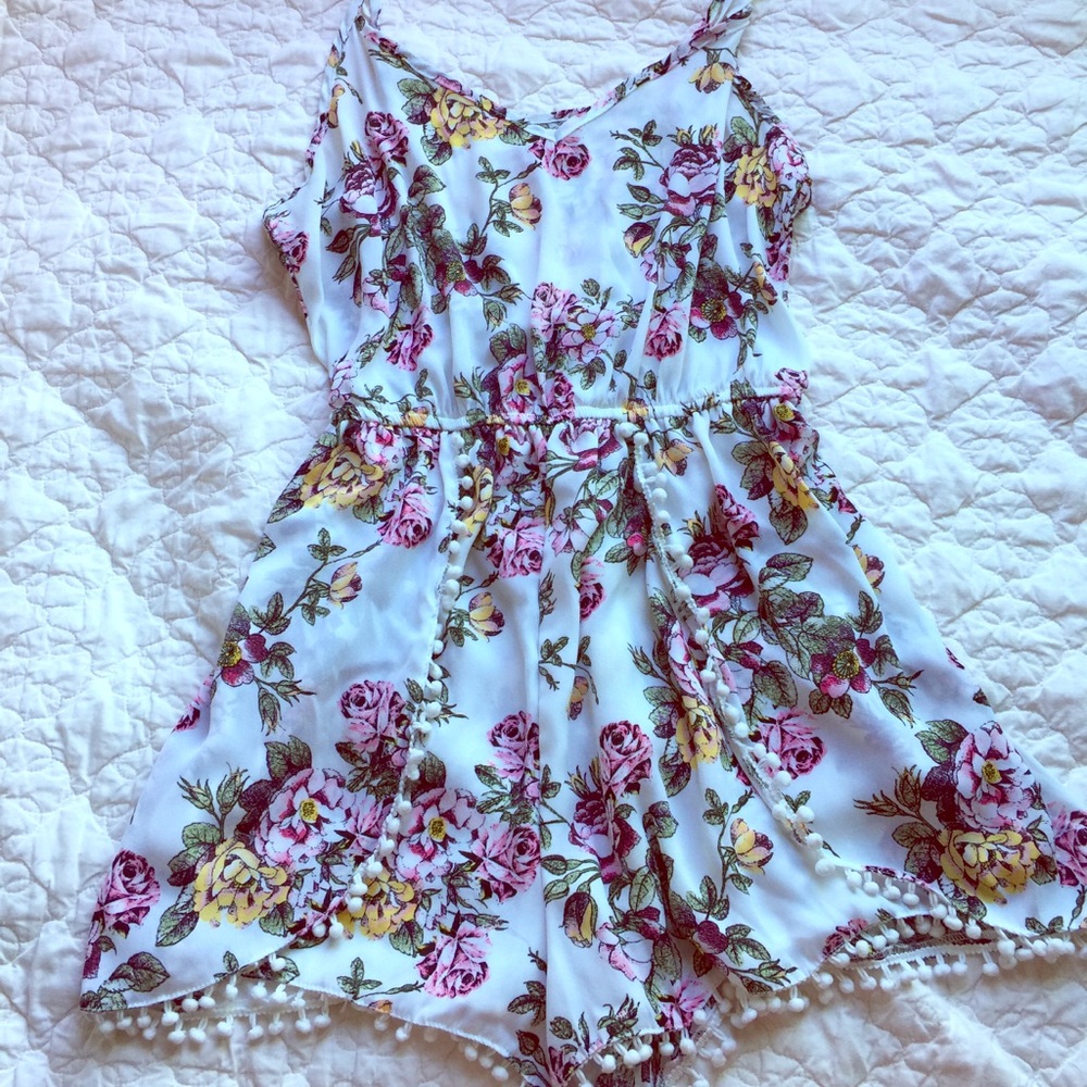 Cotton On White Flower Romper
